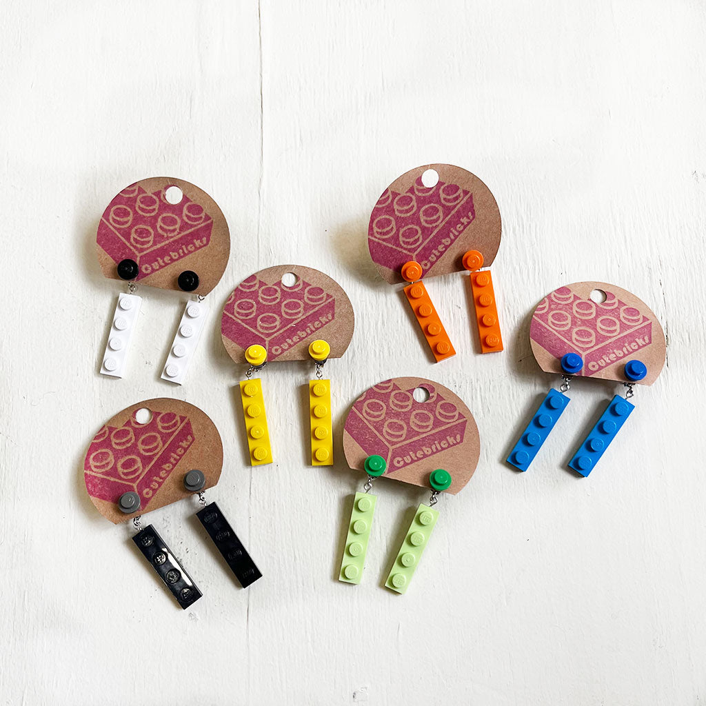 LEGO Earrings by Cute Bricks