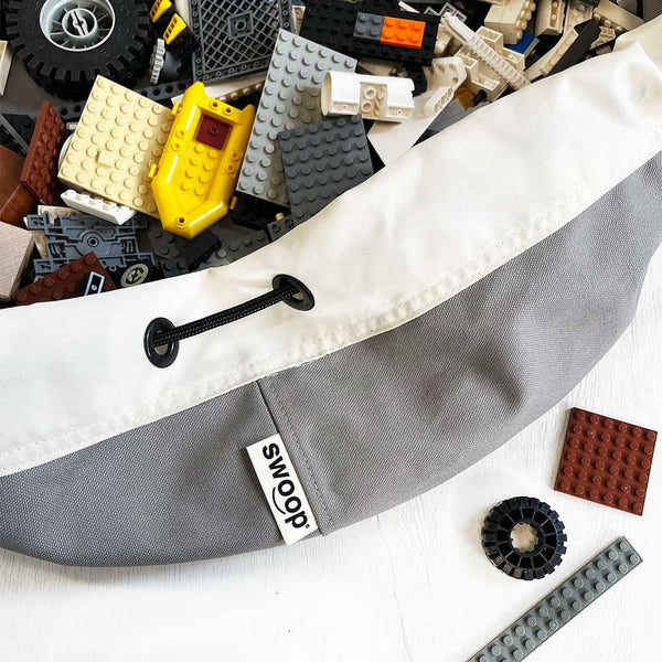 GRAY Toy Storage Bag | Swoop Bags