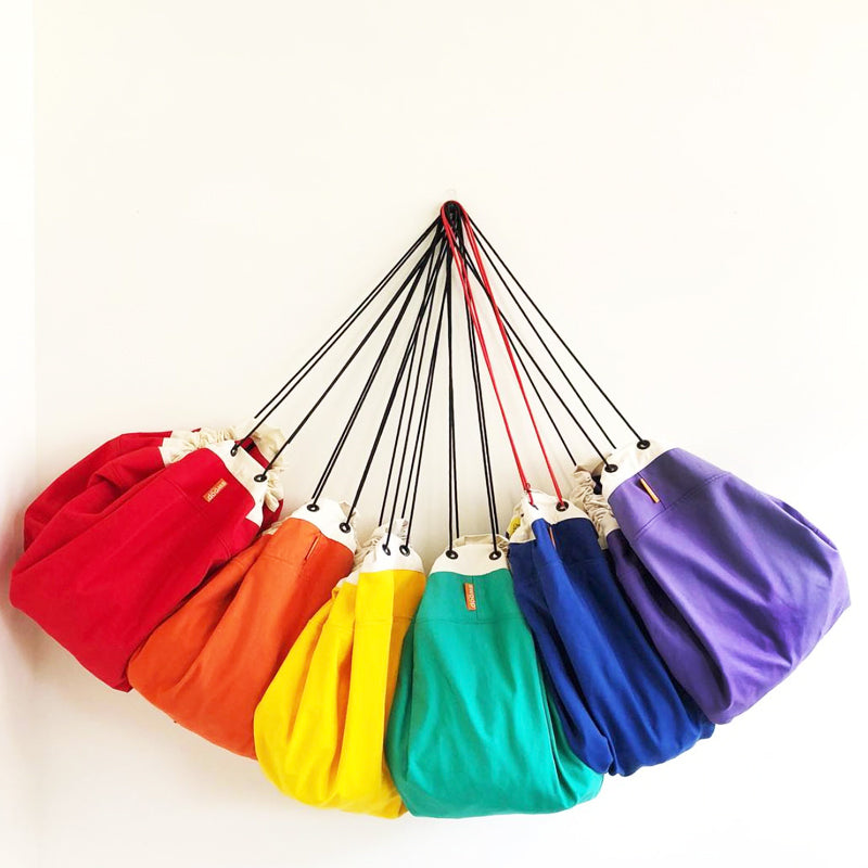 rainbow of swoop bag colors for toy storage
