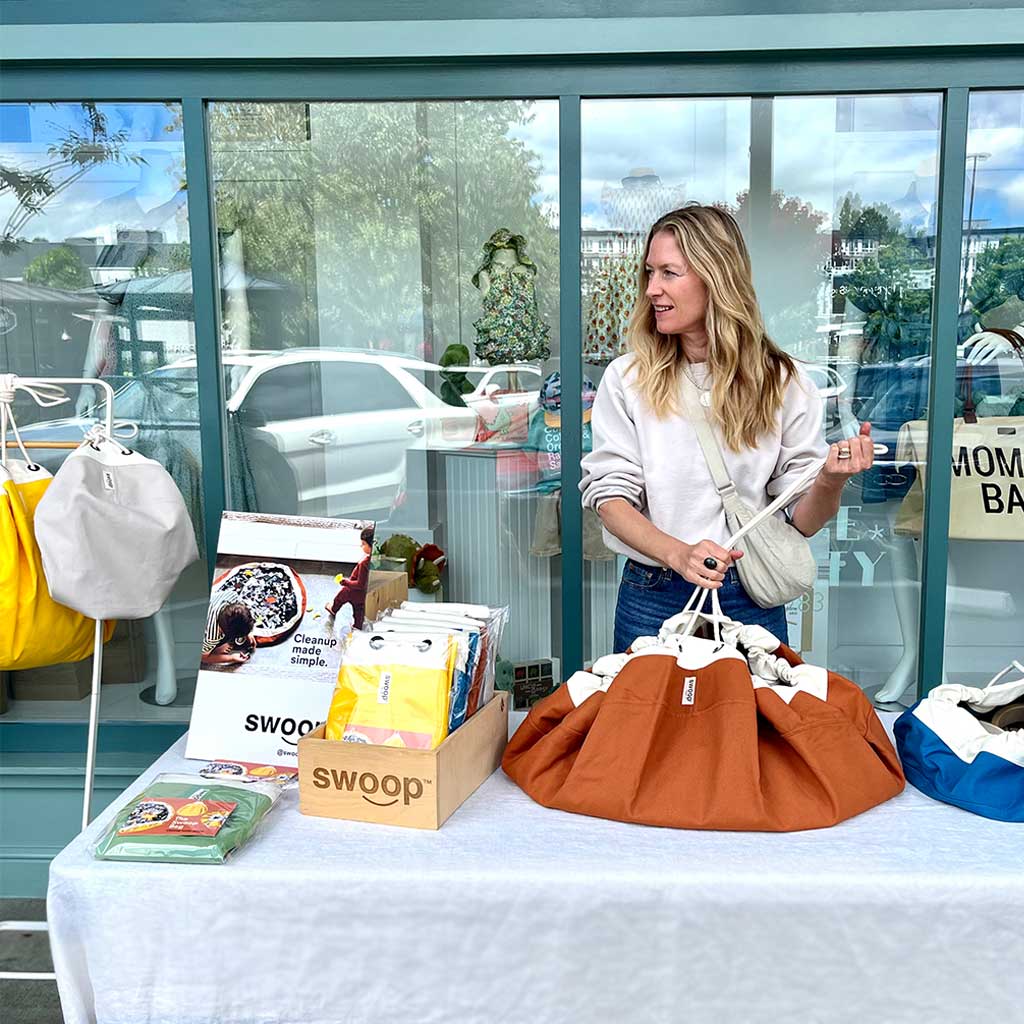 about sarah kirk seattle swoop toy storage canvas bag designed with style and durability