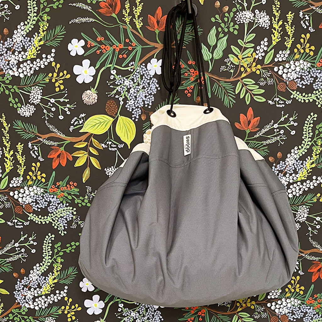 Large Toy Storage Bag - Seattle Gray