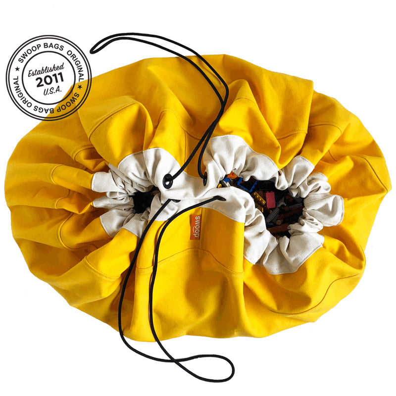 original yellow swoop bag canvas