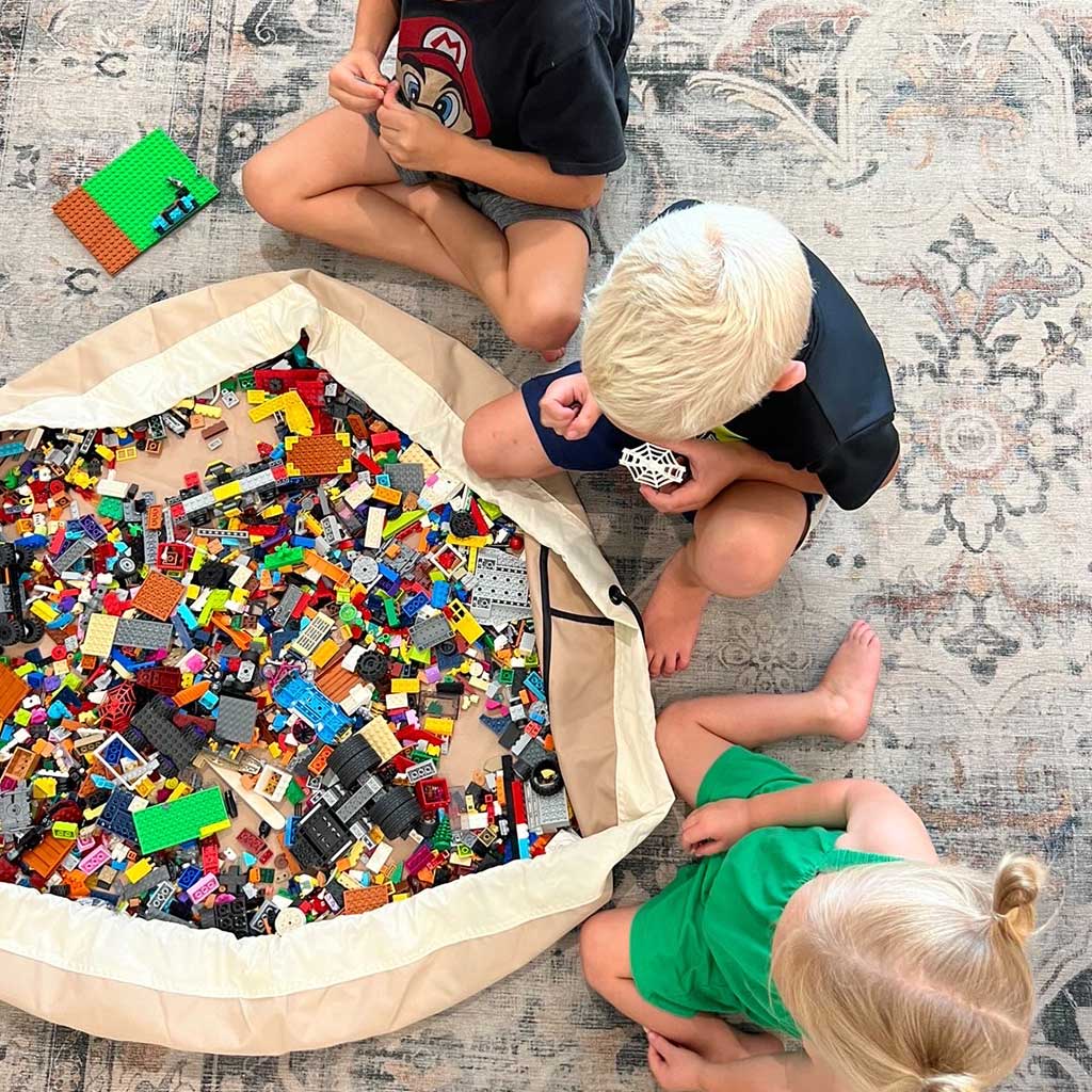 Beach Sand Neutral Toy Storage Bag