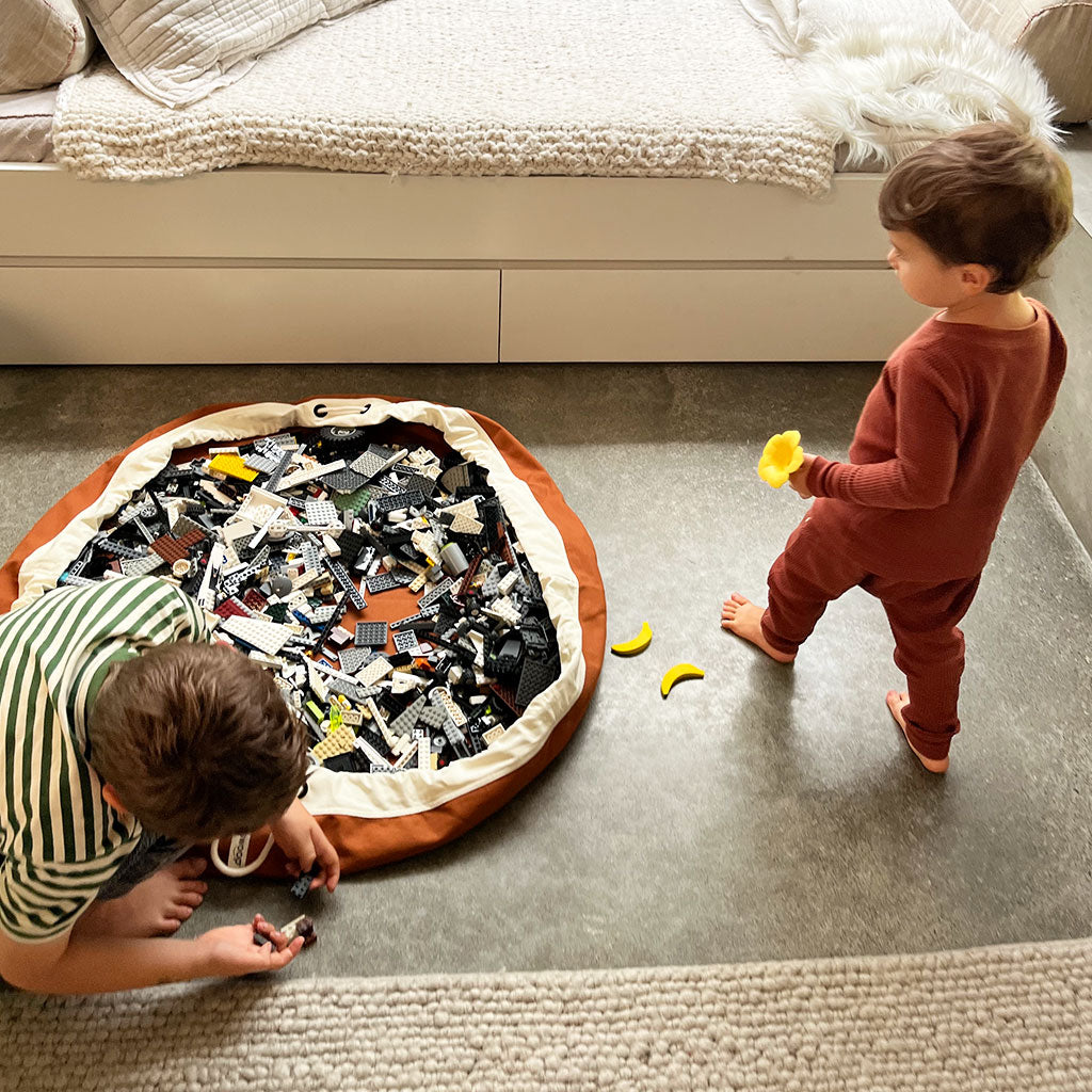 Star Dust BLUE Toy Storage Bag + Playmat