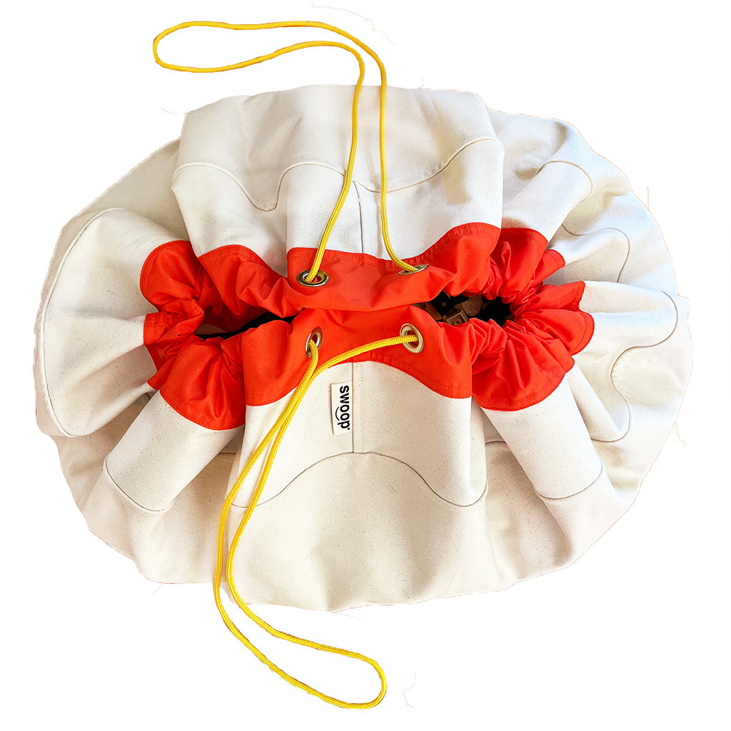 NEW! Classic Edition Large Toy Storage Bag - Poppy + Canvas