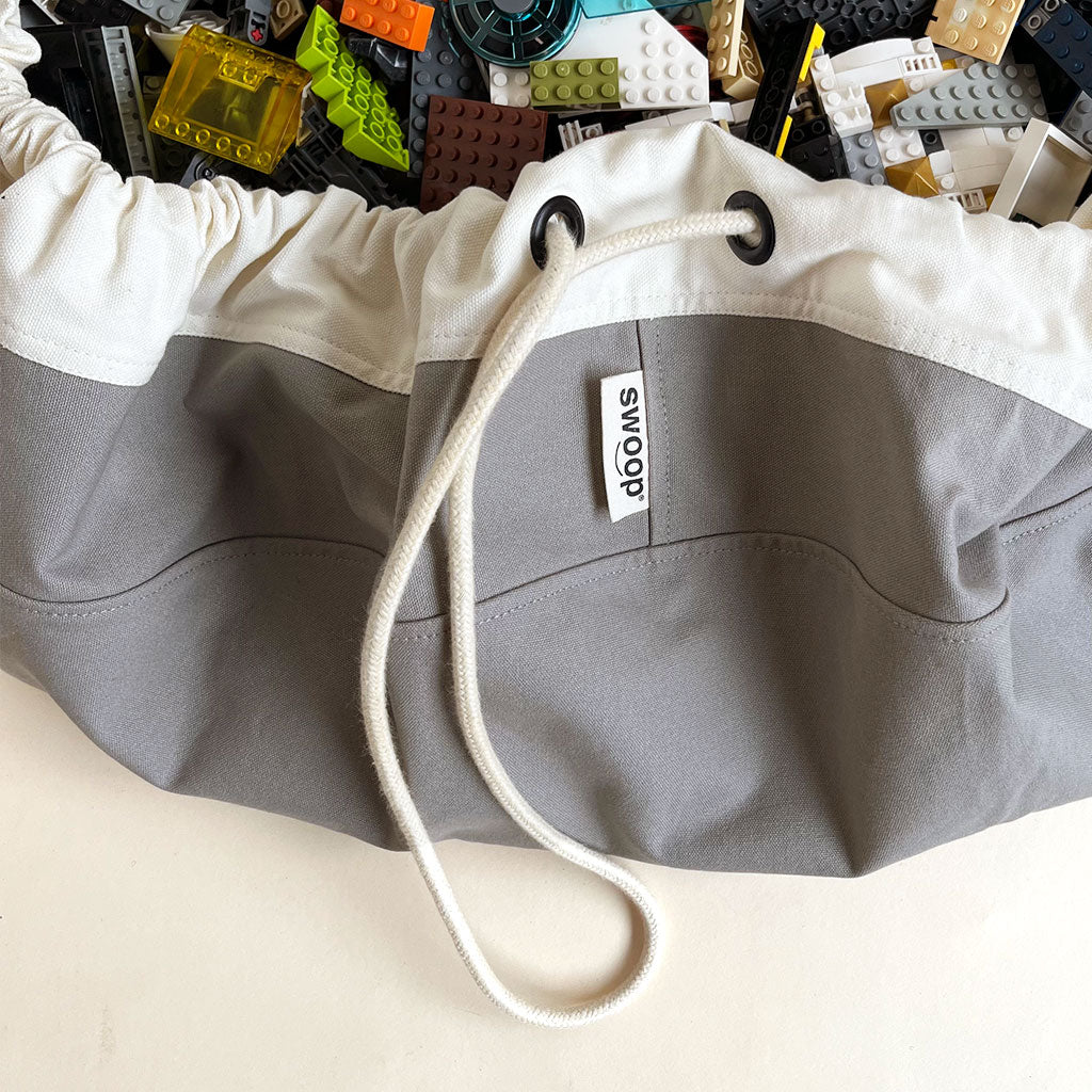 Space Dust GRAY Toy Storage Bag