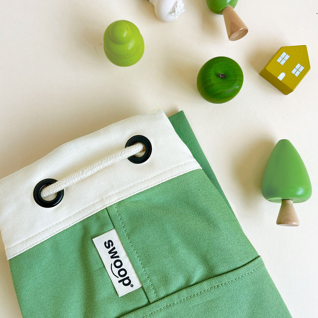 Large Toy Storage Bag - Sage Green