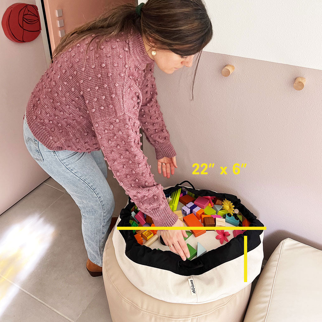 MEDIUM Toy Storage Bags - Desert Sun