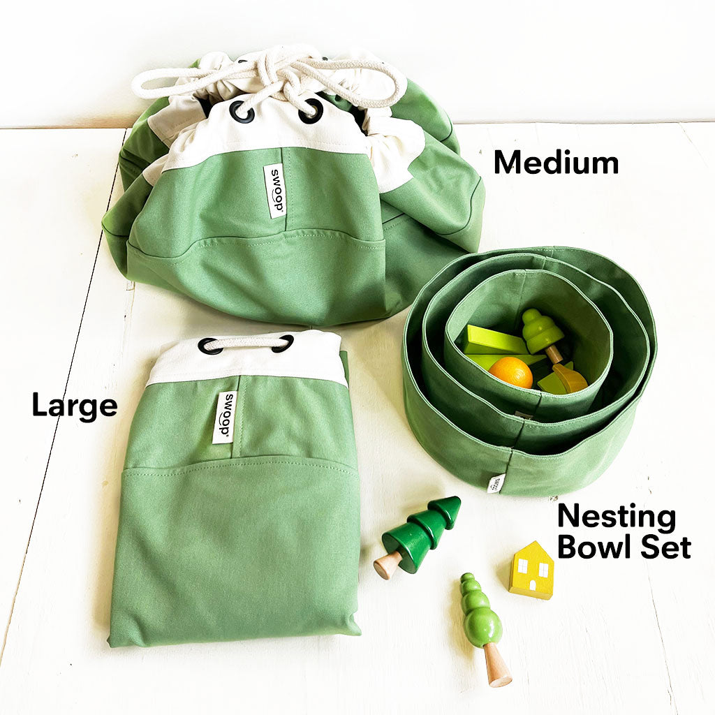 The Swoop Bundle - (Large & Medium Bag + Bowl Set)