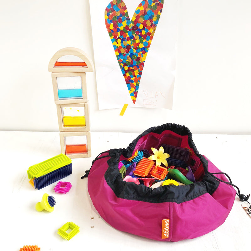 mini berry swoop bag for toy storage