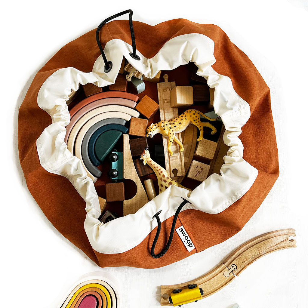 Medium Toy Storage Bag - Desert Sun