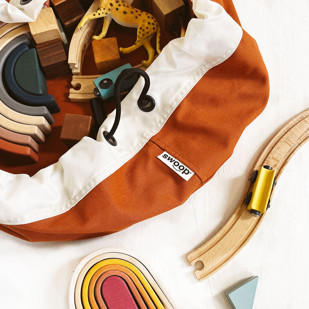 Medium Toy Storage Bag - Desert Sun