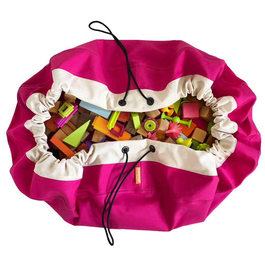 swoop toy bag pink great idea for storage