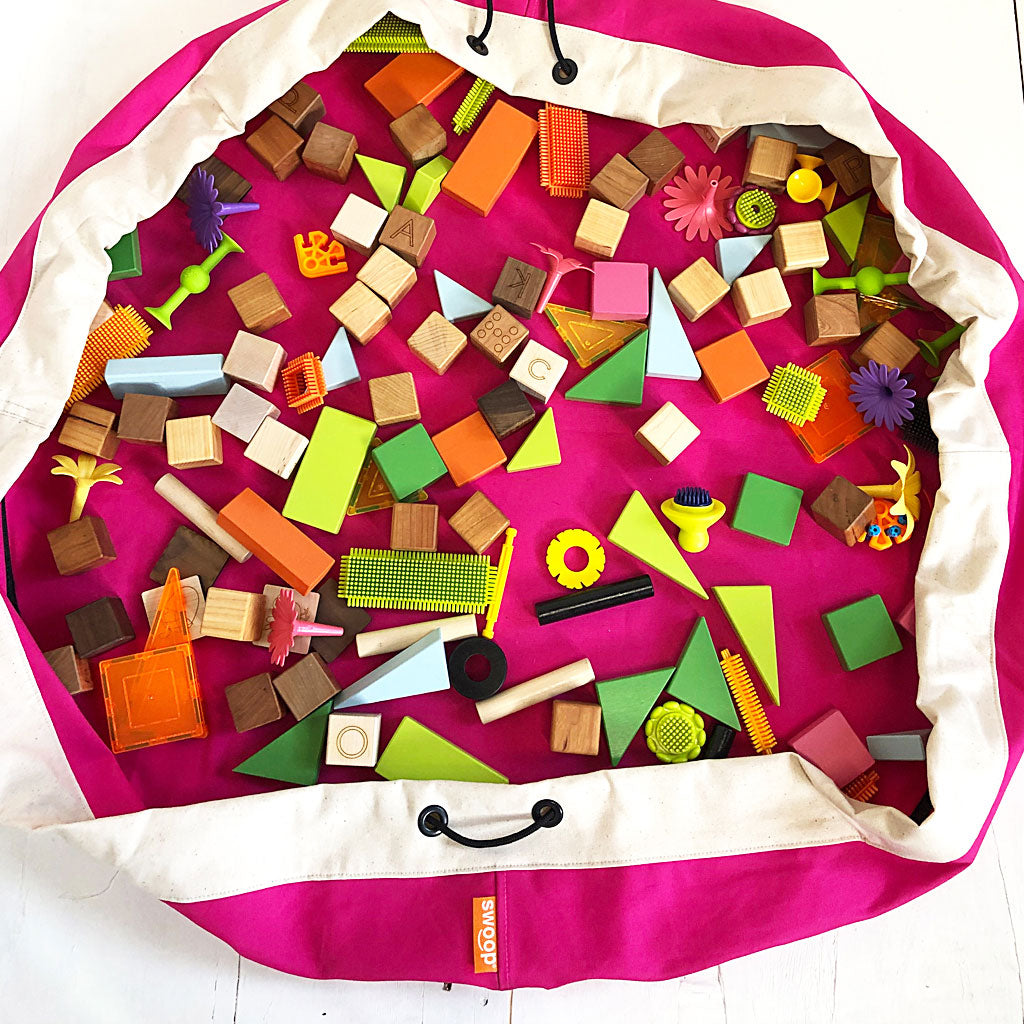 swoop toy bag pink great idea for storage