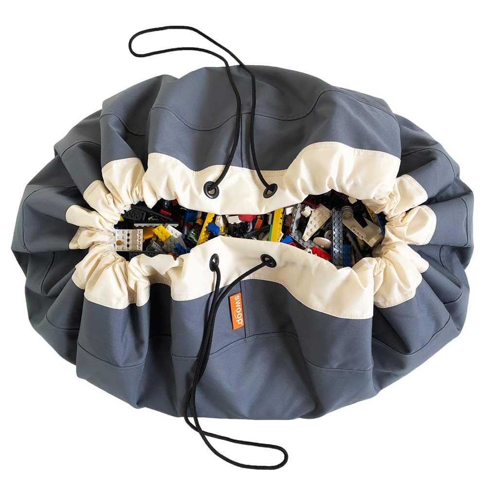 Super Swoop Bag Gray for Lego Storage