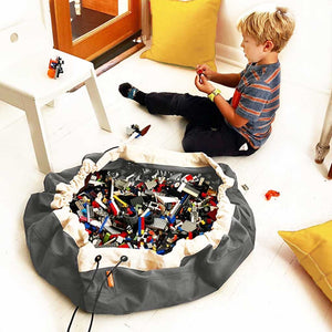 Toy Storage Bag Play Mat Lego  Bag Building Blocks Toy Storage