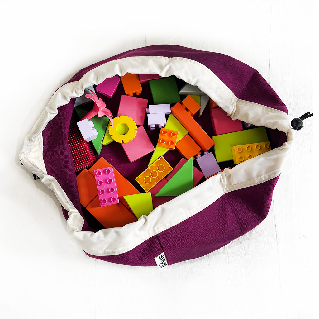 Mini Toy Bag - Magenta (Canvas)