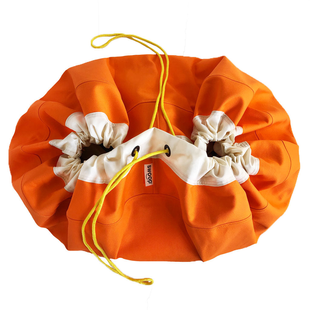 Large Toy Storage Bag - Tangerine (Canvas)