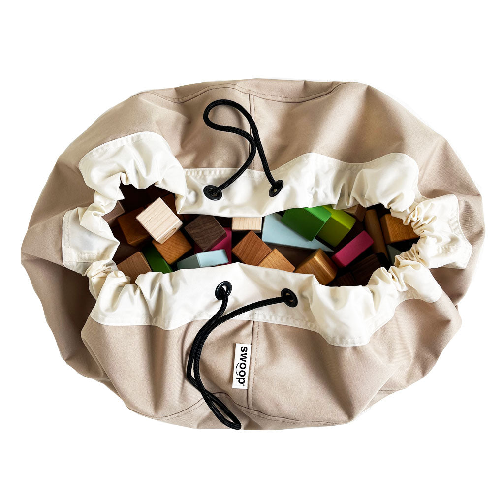 Medium Toy Storage Bag - Beach Sand