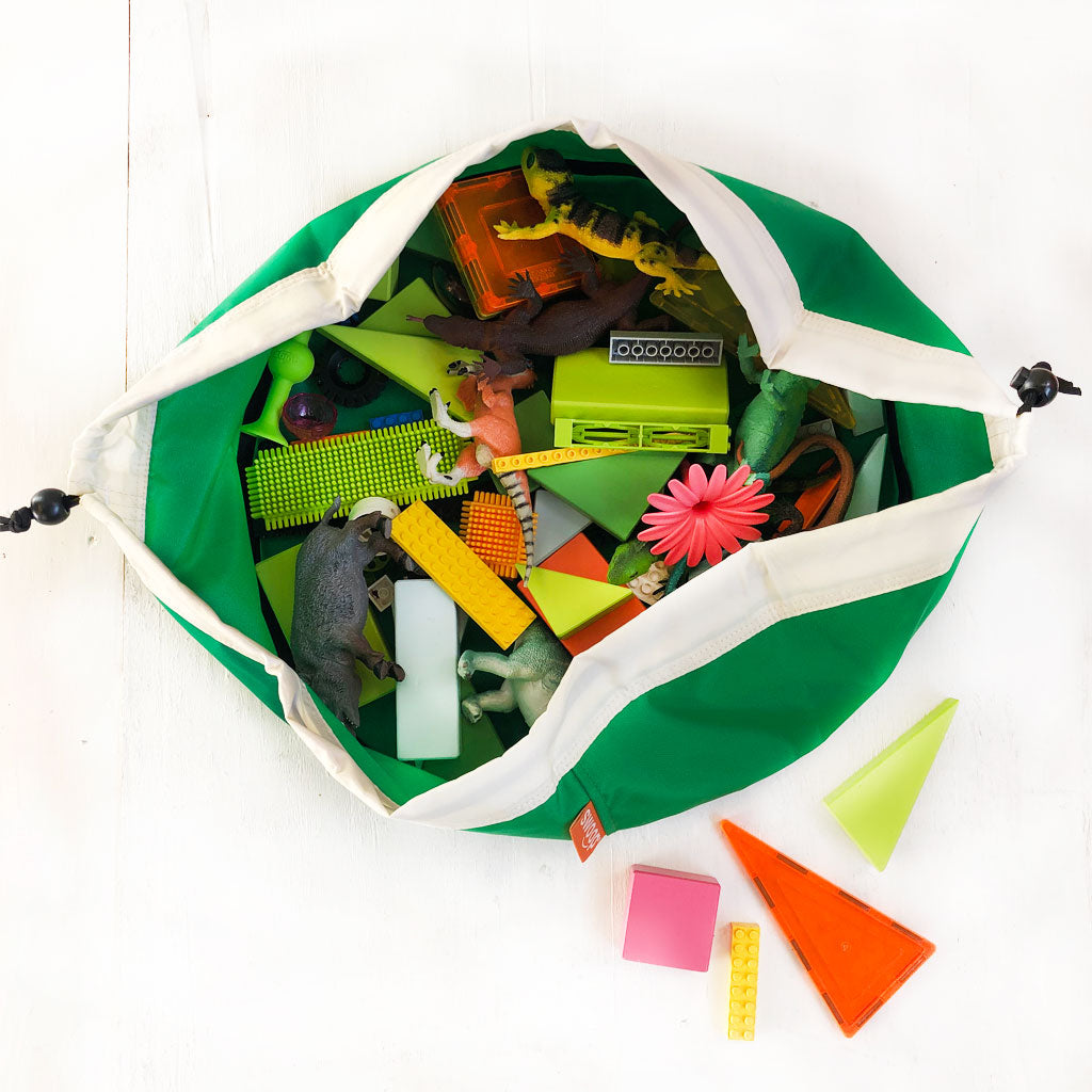 Mini Toy Storage Bag - Green Grass