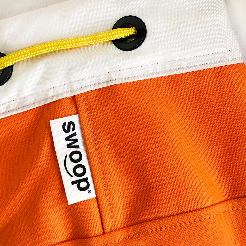 Large Toy Storage Bag - Tangerine (Canvas)