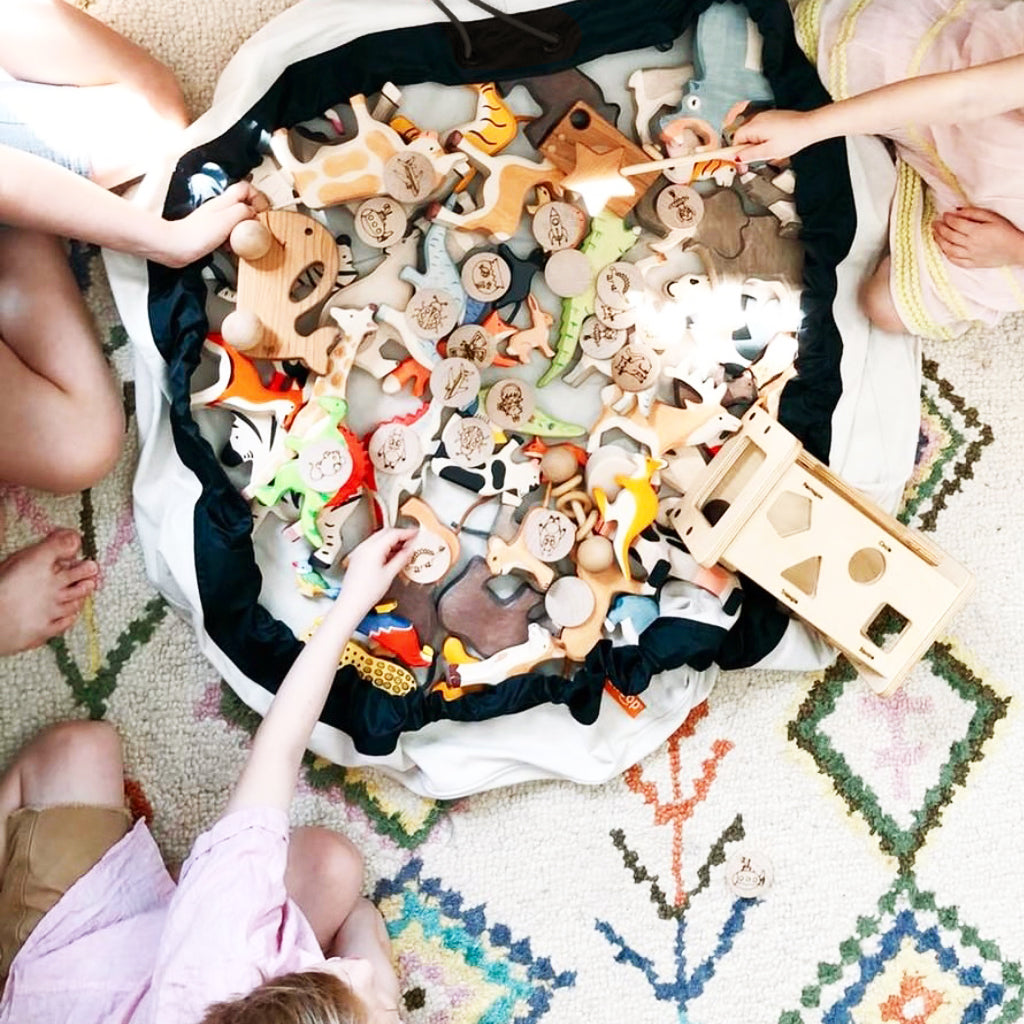 Original Canvas Swoop Toy Storage Bag Large 