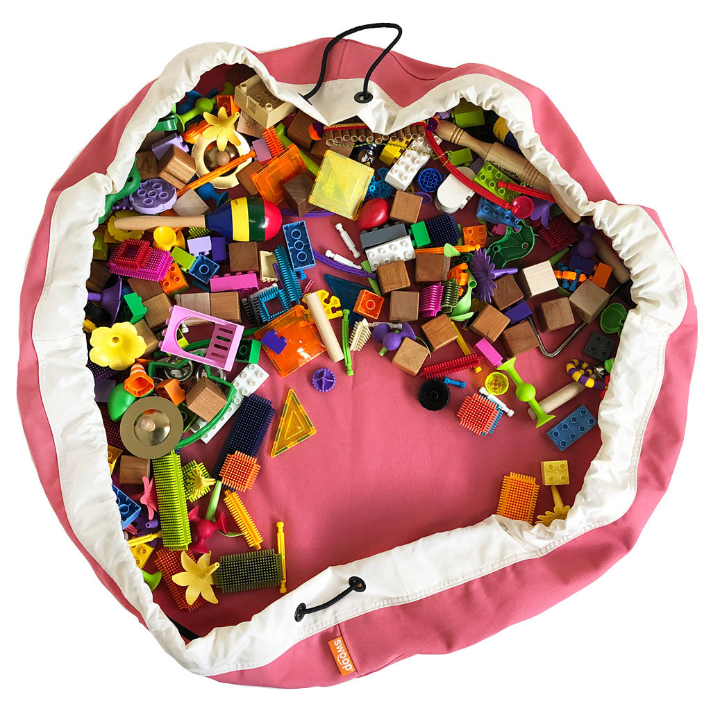 Large Toy Storage Bag - Rose