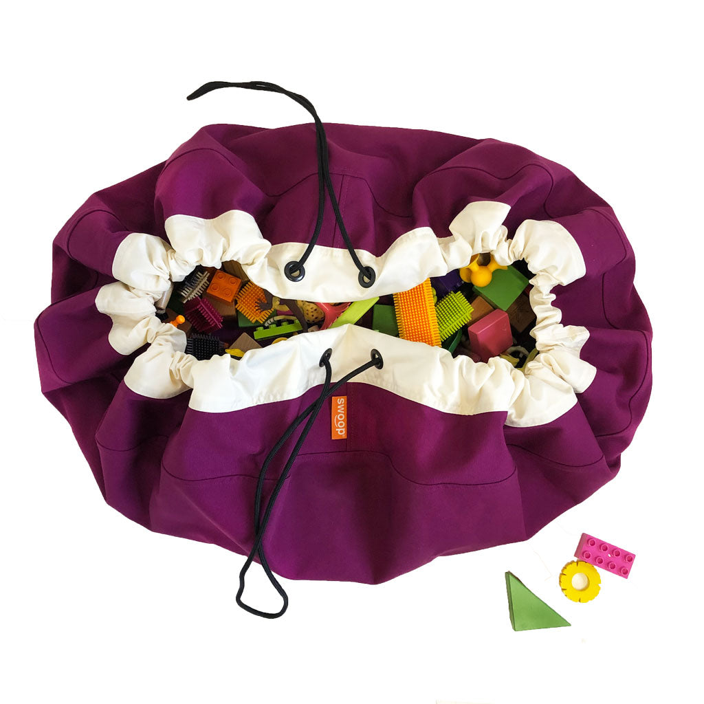 Large Toy Storage Bag - Magenta (Canvas)