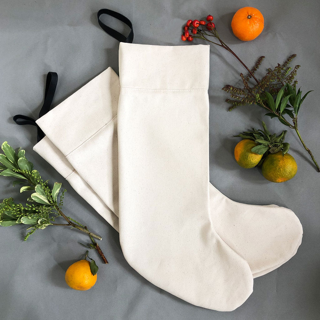 Swoop Canvas Stockings - (Set of 2)