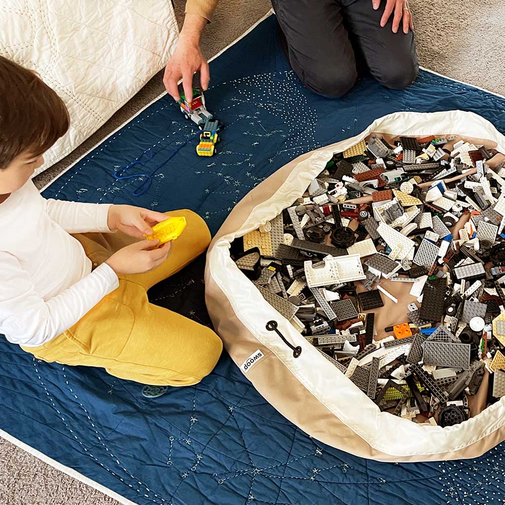 Beach Sand Neutral Toy Storage Bag