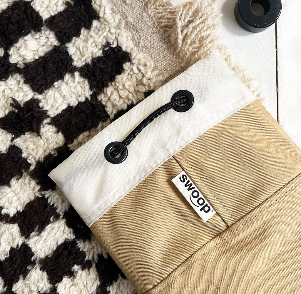Large Toy Storage Bag - Wheat (Canvas)