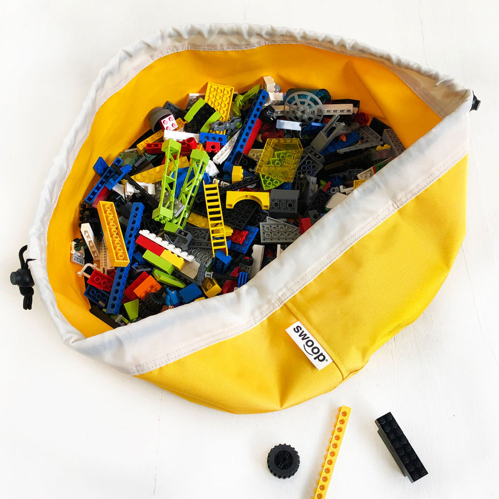 Mini Toy Storage Bag - Banana Yellow